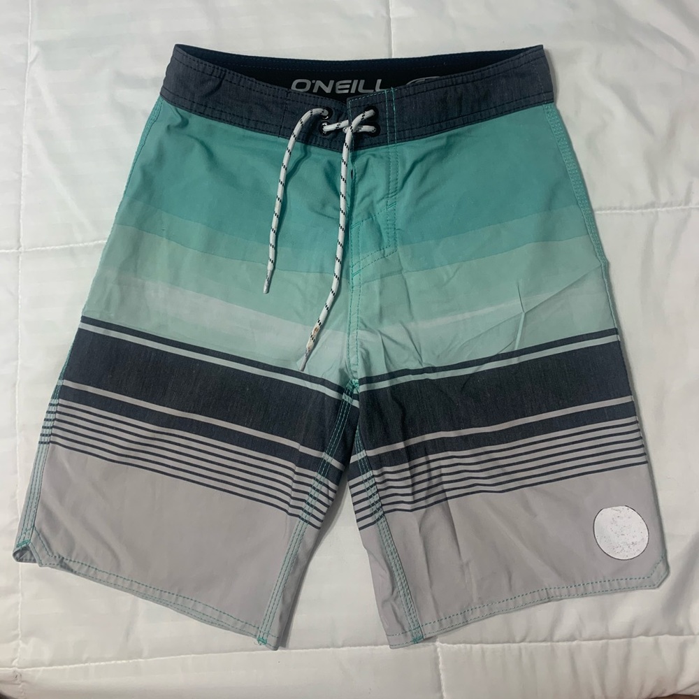 O’Neil Boys Teal & Grey Swim Suit/Trunks